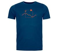 Ortovox - 150 Cool Peak Focus T-Shirt - Maglia merino XL deep ocean
