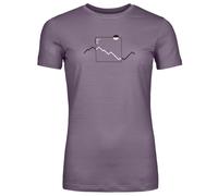Ortovox 150 Cool Peak Focus TS W - T-shirt - donna Dark Violet L