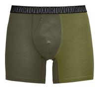 Ortovox - Boxer da uomo in lana traspirante - 150 Essential Boxer Briefs M Dark Wild Herbs per Uomo - Taglia XL - Kaki