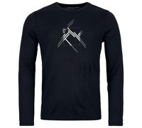 Ortovox - 185 Merino Mountain Cutout L/S - Maglia merino M nero