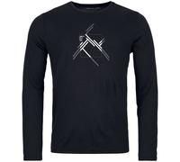 ORTOVOX 185 Merino Mtn Cutout Ls - Uomo - Nero - Taglia L- modello 2025