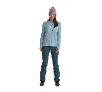 Ortovox 185 Merino Mtn Cutout Ls Women Glacier Grey L