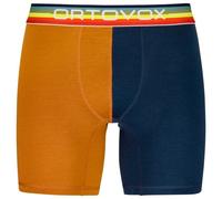 Ortovox - 185 Rock'N'Wool Boxer - Intimo lana merinos XL arancione/blu