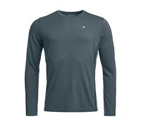 Maglietta funzionale da uomo Ortovox 185 Rock'N'Wool Long Sleeve M Taglia: M / Colore: grigio chiaro