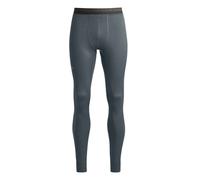 Ortovox 185 Rock'n'Wool M - calzamaglia - uomo L Grey/Green man Fair Wear Foundation,Lana Merino,Ortovox Wool Promise