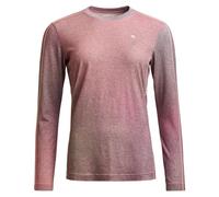 Ortovox 185 Rocknwool Print Ls W - maglia a maniche lunghe - donna L Pink/Violet woman Lana Merino,Ortovox Wool Promise