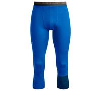 Pantaloni termici da uomo a 3/4 Ortovox 185 Rock'N'Wool Short Pants Taglia: M / Colore: blu/azzurro