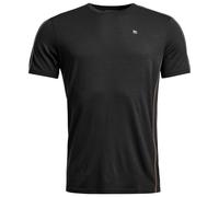 Maglietta funzionale da uomo Ortovox 185 Rock'N'Wool Short Sleeve M Taglia: M / Colore: nero