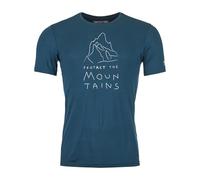 ORTOVOX 84055-55901 150 Cool MTN Protector TS M Maglia Termica Petrol Blue Uomo S