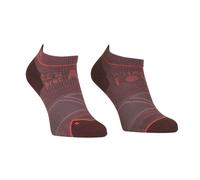 Ortovox Alpine Light Low W - calzini corti - donna 39/41 Dark Red woman Lana Merino