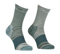 Ortovox Alpine Mid W - calzini corti - donna 35/38 Green woman Lana Merino