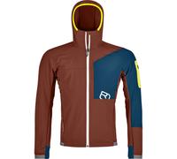Ortovox Berrino Hooded, giacca softshell, uomo, arancione XL(54)