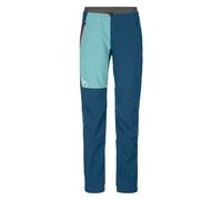 Ortovox Berrino W - pantaloni softshell - donna L Blue/Light Blue woman Lana Merino,Schoeller,Made In Eu,Vegan,Fair Wear Foundation,Pfc-Free