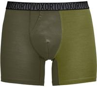 Ortovox - Boxer da uomo in lana traspirante - 150 Essential Boxer Briefs M Dark Wild Herbs per Uomo - Taglia M - Kaki