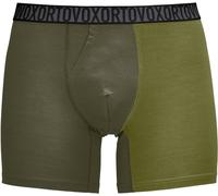 Ortovox - Boxer da uomo in lana traspirante - 150 Essential Boxer Briefs M Dark Wild Herbs per Uomo - Taglia S - Kaki