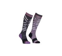Ortovox Skitour W - calze scialpinismo - donna 35/38 Black/Purple woman Recycled Polyester,Lana Merino