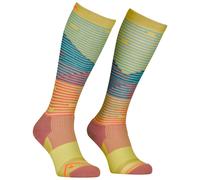 Ortovox - Calzini donna in lana merino - All Mountain Long Socks W Wabisabi per Donne in Lana Vergine - Taglia 35-38 - Giallo