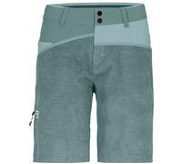 Ortovox Casale W - pantaloni corti arrampicata - donna L Green/Light Blue woman Canapa,Lana Merino,Cotone Organico/Biologico,Recycled Materials