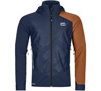 Ortovox Col Becchei M - giacca scialpinismo - uomo M Dark Blue/Brown man Ortovox Wool Promise,Pfc-Free,384,Schoeller Naturetec,Made In Eu