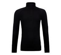 Ortovox Competition Zip Neck W - maglietta tecnica maniche lunghe - donna L Black woman Lana Merino