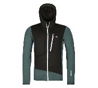 Felpa da uomo Ortovox Fleece Grid Hoody M Taglia: XL / Colore: blu scuro