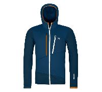 ORTOVOX Fleece Grid Hoody - Uomo - Blu - Taglia XL- modello 2025