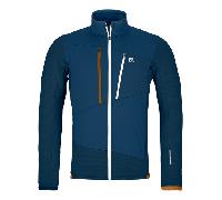 Felpa da uomo Ortovox Fleece Grid Jacket M Taglia: XL / Colore: blu scuro