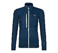Felpa tecnica da donna Ortovox Fleece Grid Jacket W Taglia: M / Colore: blu scuro