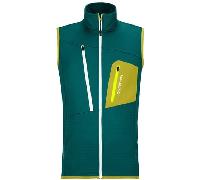 Ortovox Fleece Grid Vest Men Pacific-green L