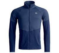 Ortovox - Pile in lana merino, leggera e traspirante - Fleece Light Grid Jacket M Deep Ocean per Uomo - Taglia L - Blu