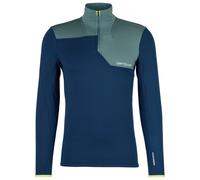 Ortovox - Fleece Light Zip Neck - Maglia a manica lunga S blu