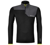 Ortovox - Fleece Light Zip Neck - Maglia a manica lunga S nero