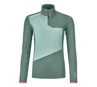 Felpa da donna Ortovox Fleece Light Zip Neck W Taglia: L / Colore: grigio