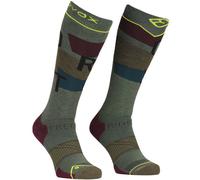 Ortovox Freeride Long - calze da sci - uomo 39/41 Green unisex Fair Wear Foundation,Prodotto Climaticamente Neutrale,Lana Merino