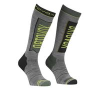 Ortovox Freeride Long - calze da sci - uomo 45/47 Grey/Green man Ortovox Wool Promise,Recycled Polyester,Lana Merino