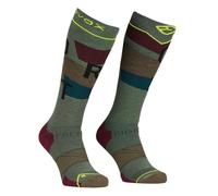 Ortovox Freeride Long - calze da sci - uomo 39/41 Green unisex Fair Wear Foundation,Prodotto Climaticamente Neutrale,Lana Merino