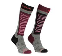 Ortovox Freeride Long W - calze da sci - donna 39/41 Grey/Red woman Ortovox Wool Promise,Recycled Polyester,Lana Merino