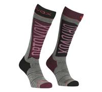 Ortovox Freeride Long W - calze da sci - donna 39/41 Grey/Red woman Ortovox Wool Promise,Recycled Polyester,Lana Merino