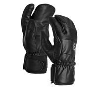ORTOVOX FULL LEATHER 3 FINGER GLOVE, 56623, Black Raven, XXL