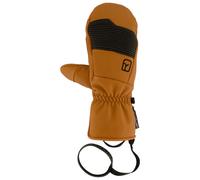 ORTOVOX FULL LEATHER MITTEN M, 56344, bristle brown, S