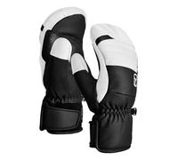 ORTOVOX FULL LEATHER MITTEN W, 56345, Black Raven, S