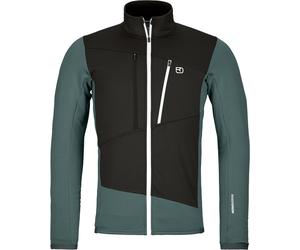 Ortovox - Giacca in pile isolante e traspirante - Fleece Grid Jacket M Dark Arctic Grey per Uomo - Taglia S - Grigio