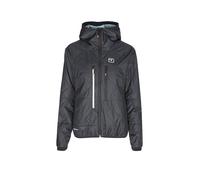 ORTOVOX Giacca isolante da donna Piz Boé Swisswool con cappuccio nero | XS