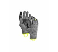Ortovox - Guanti leggeri in pile - Fleece Light Glove M Black Steel Blend per Uomo in Pelle - Taglia M - Nero Nero M