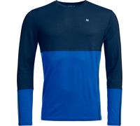 Ortovox - Intimo termico da uomo in Lana - 185 Rock'N'Wool Long Sleeve M Deep Ocean per Uomo - Taglia M - Blu