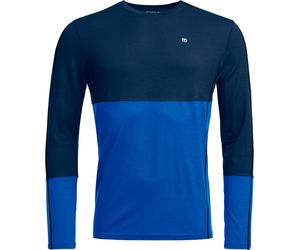 Ortovox - Intimo termico da uomo in Lana - 185 Rock'N'Wool LS M Deep Ocean - Taglia M - Blu