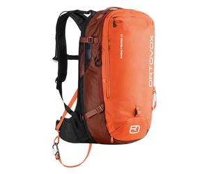 Ortovox Litric Freeride - Zaino da valanga da 28 litri, per sci da fondo e split boarding, Arancione Deserto, One Size, classico