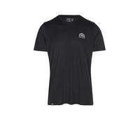 T-shirt Ortovox 120 Cool Tec MTN Stripe manica corta nero - XL