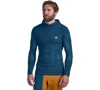 Ortovox Merino Thermovent Hoody Felpa con Cappuccio, Blu Petrolio, XXL Uomo