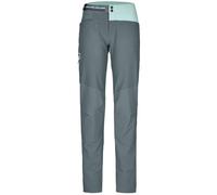 Ortovox Pala W - pantaloni arrampicata - donna M Green/Light Blue woman Fair Trade Certified,Cordura,Lana Merino
